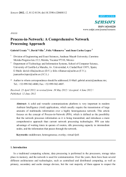 A Comprehensive Network Processing Approach