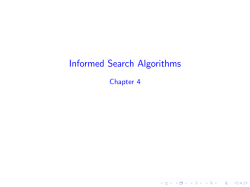 Informed Search Algorithms