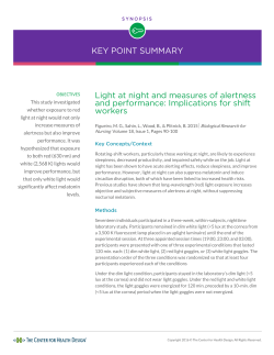 OBJECTIVES This study investigated whether exposure to red light