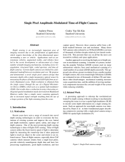 Single Pixel Amplitude-Modulated Time-of-Flight Camera