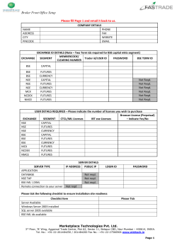 Kindly spare a few minutes of your valuable time to fill in the