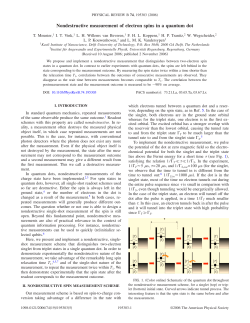 Nondestructive measurement of electron spins in a quantum dot