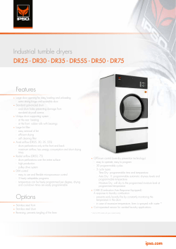 Industrial tumble dryers