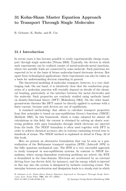 31 Kohn-Sham Master Equation Approach to Transport Through