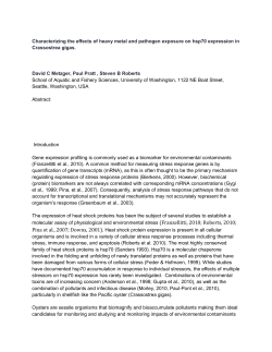 Characterizing the effects of heavy metal and pathogen exposure on