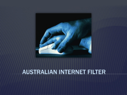 Australian Internet Filter