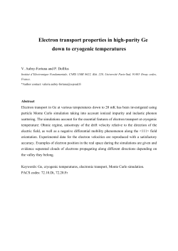 Electron transport properties in high-purity Ge down to