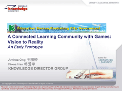 Knowledge Director Presentation