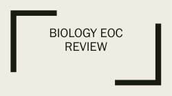 Biology EOC Review