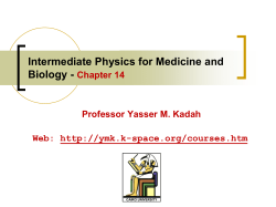 Intermediate Physics for Medicine and Biology
