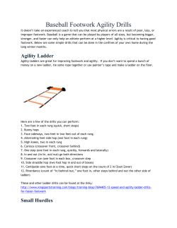 Baseball Footwork Agility Drills