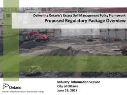 contents of an excess soil management plan