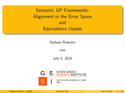Semantic GP Frameworks: Alignment in the Error Space and