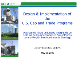 Emission Trading Programs to Control Emissions from Power Plants