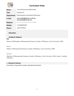 Mohamed A. El-Nabarawi , Amna MA Makky , Iman A. Saad and