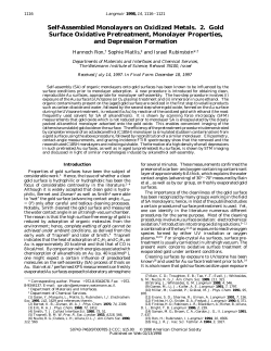 Self-Assembled Monolayers on Oxidized Metals. 2. Gold Surface