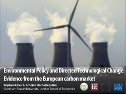 Environmental Policy and Directed Technological Change