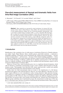One-shot measurement of thermal and kinematic ﬁelds from Infra