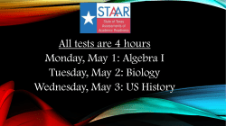 May 2017 EOC Training PowerPoint - Algebra