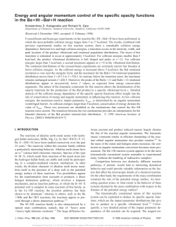 Energy and angular momentum control of the specific opacity