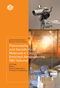Flammability and Sensitivity of Materials in Oxygen