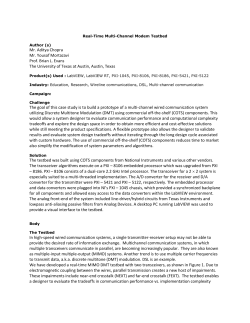 Real-Time Multi-Channel Modem Testbed