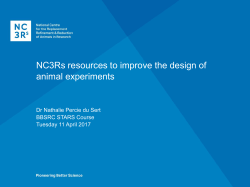 Experimental design