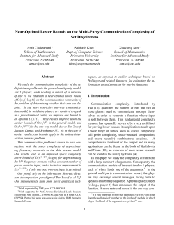 Near-Optimal Lower Bounds on the Multi