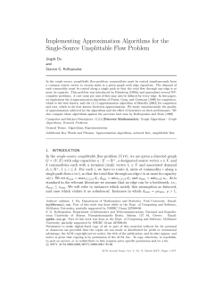Implementing Approximation Algorithms for the Single