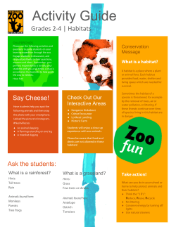 Activity Guide - Nashville Zoo at Grassmere