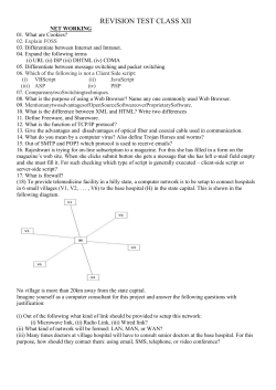 Class XII Holidays Home work(CS)