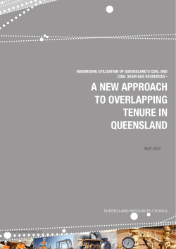 Maximising utilisation of Queensland`s coal and coal seam gas