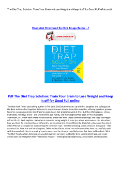 PdF The Diet Trap Solution: Train Your Brain to