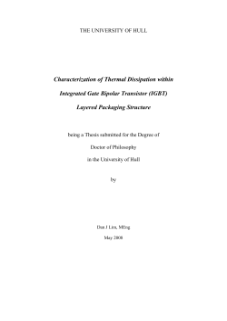 Characterization of Thermal Dissipation within