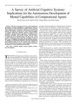 A Survey of Artificial Cognitive Systems: Implications