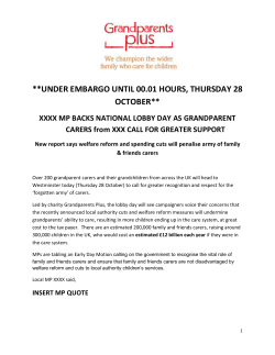 **UNDER EMBARGO UNTIL 00.01 HOURS, THURSDAY 28