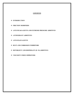 Oil additives are chemical compounds that improve the lubricant