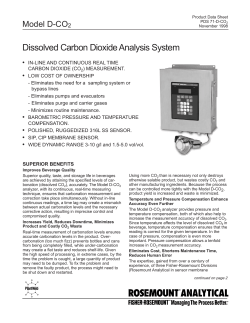 Dissolved Carbon Dioxide Analysis System