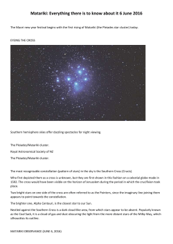 Everything to know about Matariki 2016 Stuff article