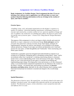 Begin Assignment A4: Facilities Design. Check