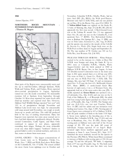Northwest Field Notes, Annotated / 1971