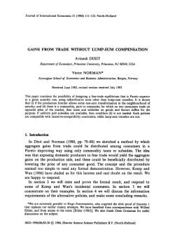 The gains from trade without lump-sum compensation