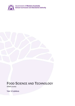 Unit 4 – The future of food - SCSA