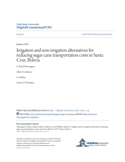 Irrigation and non-irrigation alternatives for reducing sugar cane