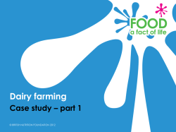 Dairy farming case study part 1 PowerPoint