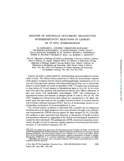 ANALYSIS OF NATURALLY OCCURRING DELAYEDTYPE