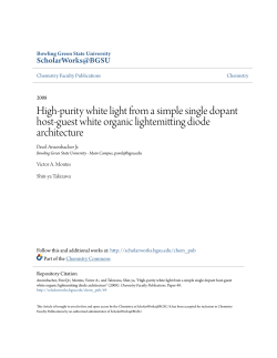 High-purity white light from a simple single dopant host