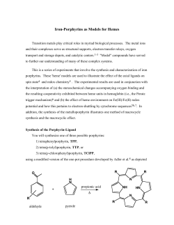 porphyrin synthesis