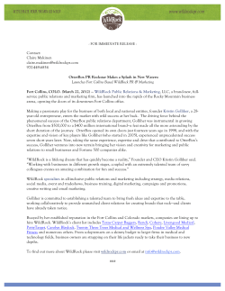 Contact: Claire Makinen  970