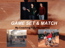 Game Set and Match (Joe Gill)
